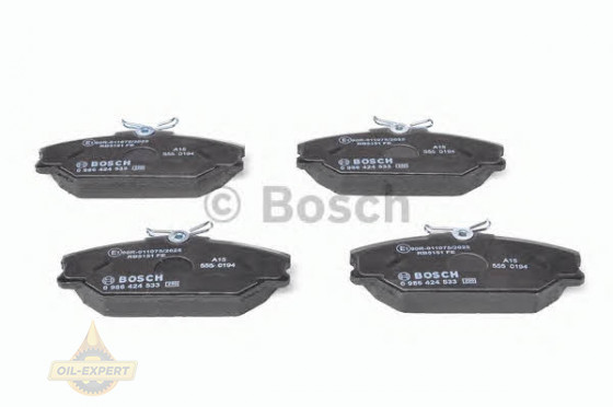 Bosch Колодки дискові гальмові BOSCH 0 986 424 533 - Заображення 2
