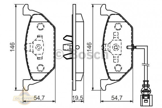 Bosch Колодки тормозные дисковые BOSCH 0 986 494 524 - Картинка 7