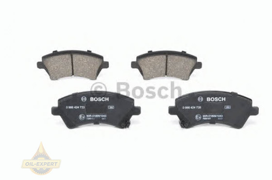 Bosch Колодки тормозные дисковые BOSCH 0 986 424 735 - Картинка 2