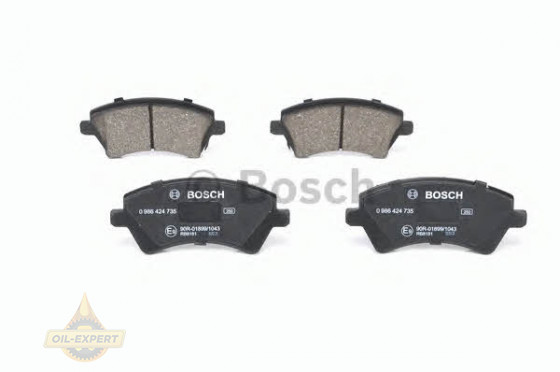 Bosch Колодки тормозные дисковые BOSCH 0 986 424 735 - Картинка 4
