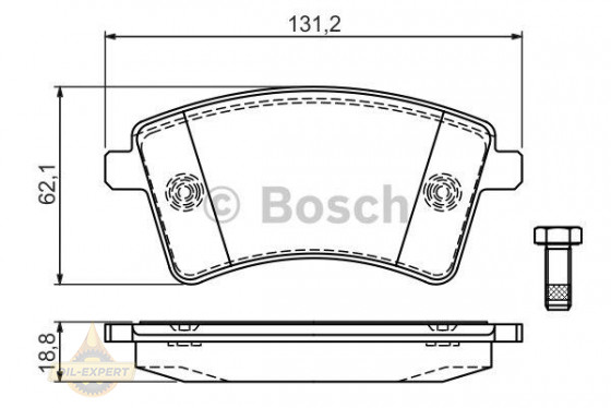 Bosch Колодки тормозные дисковые BOSCH 0 986 494 332 - Картинка 7
