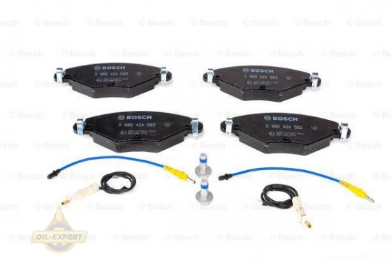 Bosch Колодки тормозные дисковые BOSCH 0 986 424 582 - Картинка 4