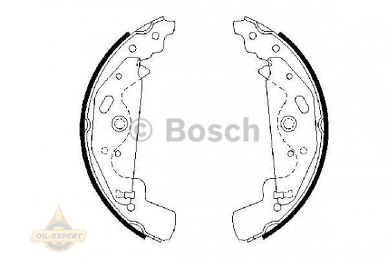 Bosch Колодки тормозные барабанные BOSCH 0 986 487 643 - Картинка 1