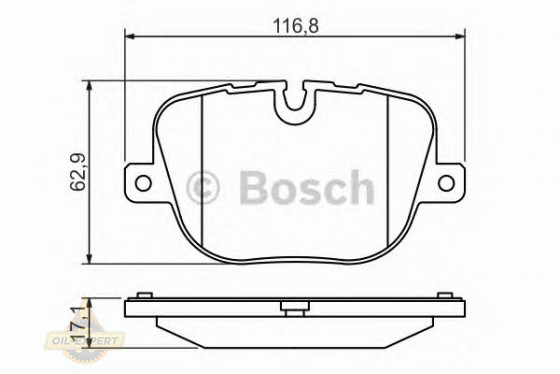 Bosch Колодки тормозные дисковые BOSCH 0 986 494 409 - Картинка 2