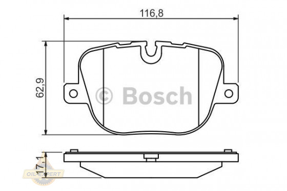 Bosch Колодки тормозные дисковые BOSCH 0 986 494 409 - Картинка 1