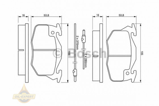 Bosch Колодки тормозные дисковые BOSCH 0 986 460 983 - Картинка 7