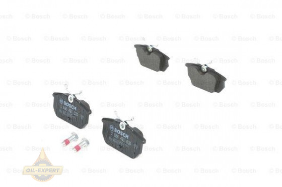 Bosch Колодки тормозные дисковые BOSCH 0 986 491 030 - Картинка 1