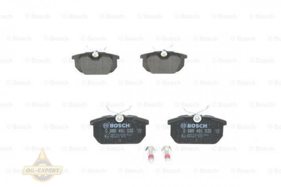 Bosch Колодки тормозные дисковые BOSCH 0 986 491 030 - Картинка 5