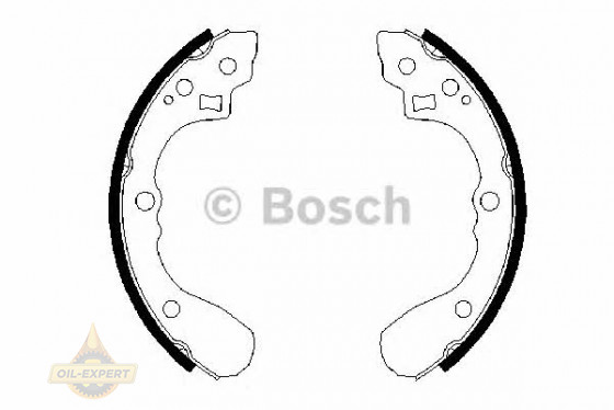 Bosch Колодки гальмівні барабанні BOSCH 0 986 487 636 - Заображення 2