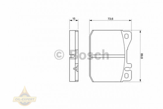 Bosch Колодки тормозные дисковые BOSCH 0 986 463 921 - Картинка 4