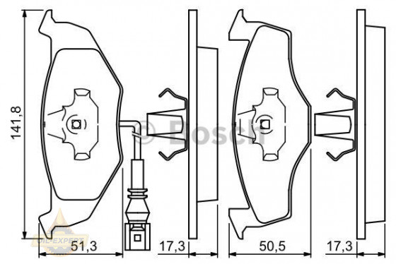 Bosch Колодки тормозные дисковые BOSCH 0 986 424 723 - Картинка 7