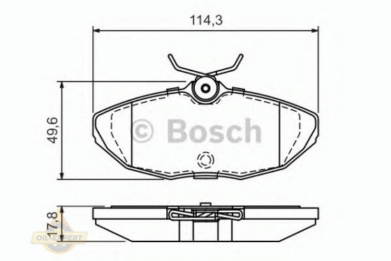 Bosch Колодки тормозные дисковые BOSCH 0 986 424 702 - Картинка 2