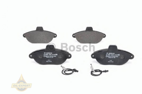 Bosch Колодки тормозные дисковые BOSCH 0 986 424 415 - Картинка 2