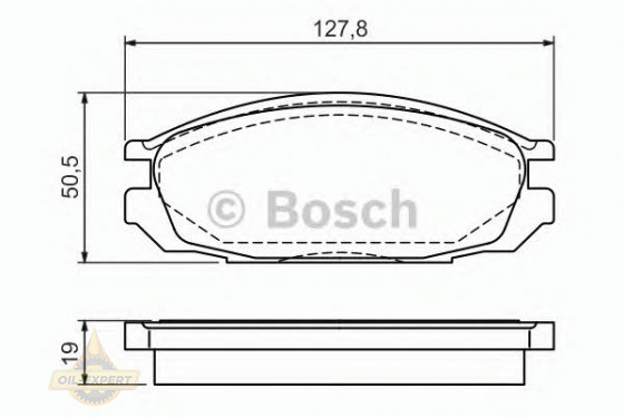 Bosch Колодки тормозные дисковые BOSCH 0 986 461 133 - Картинка 2