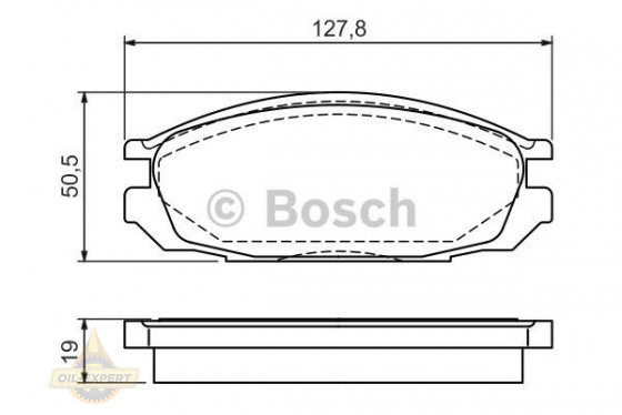 Bosch Колодки тормозные дисковые BOSCH 0 986 461 133 - Картинка 1