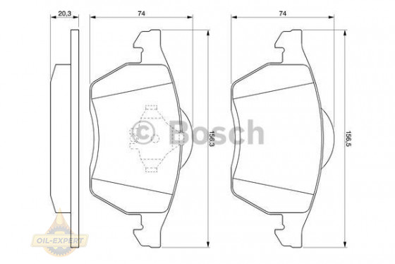 Bosch Колодки тормозные дисковые BOSCH 0 986 494 003 - Картинка 7