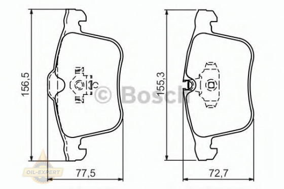 Bosch Колодки тормозные дисковые BOSCH 0 986 494 280 - Картинка 2