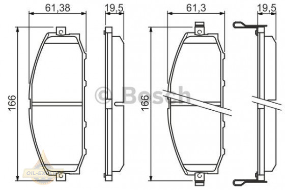 Bosch Колодки тормозные дисковые BOSCH 0 986 494 150 - Картинка 1