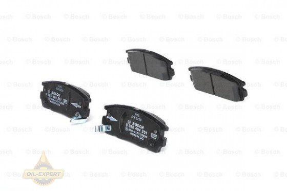 Bosch Колодки тормозные дисковые BOSCH 0 986 494 251 - Картинка 1