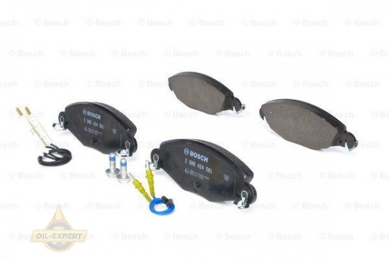 Bosch Колодки дискові гальмові BOSCH 0 986 424 581 - Заображення 1
