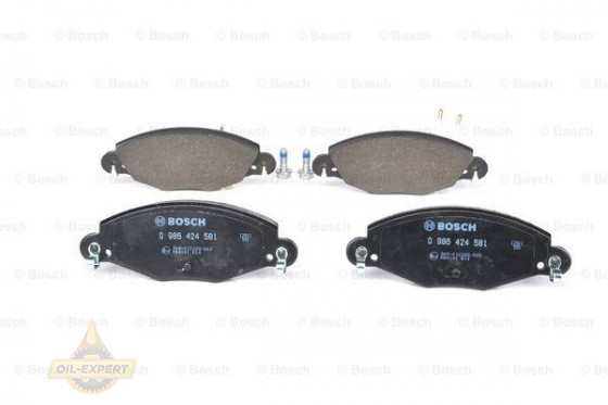 Bosch Колодки дискові гальмові BOSCH 0 986 424 581 - Заображення 3