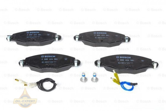 Bosch Колодки дискові гальмові BOSCH 0 986 424 581 - Заображення 6