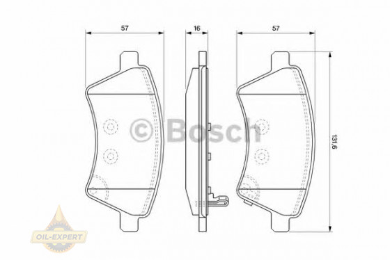Bosch Колодки тормозные дисковые BOSCH 0 986 494 129 - Картинка 7