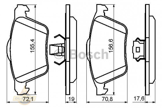 Bosch Колодки тормозные дисковые BOSCH 0 986 494 158 - Картинка 7