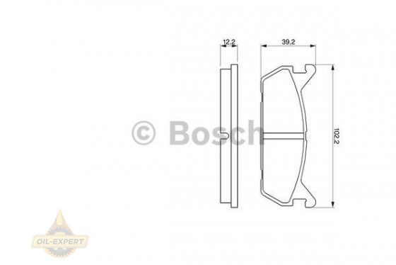 Bosch Колодки тормозные дисковые BOSCH 0 986 461 146 - Картинка 7