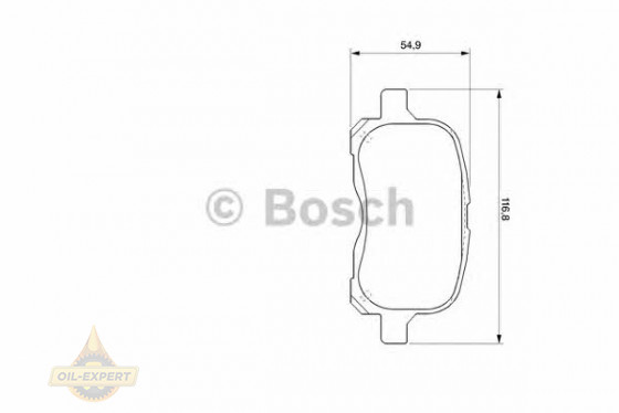 Bosch Колодки тормозные дисковые BOSCH 0 986 424 692 - Картинка 2