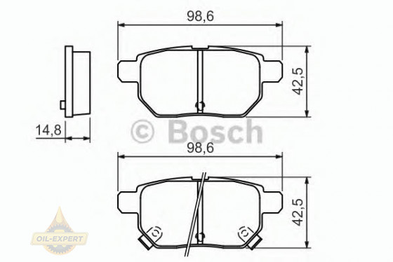 Bosch Колодки тормозные дисковые BOSCH 0 986 494 328 - Картинка 2