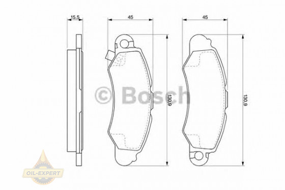 Bosch Колодки тормозные дисковые BOSCH 0 986 424 804 - Картинка 2