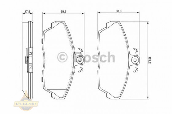 Bosch Колодки тормозные дисковые BOSCH 0 986 424 566 - Картинка 7