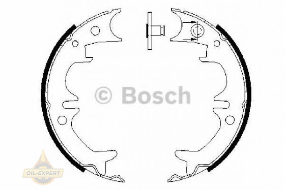 Bosch Колодки гальмівні барабанні BOSCH 0 986 487 602 - Заображення 2