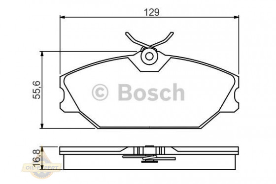 Bosch Колодки гальмівні дискові BOSCH 0 986 495 262 - Заображення 1