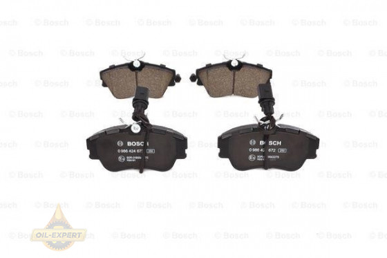 Bosch Колодки тормозные дисковые BOSCH 0 986 424 672 - Картинка 4