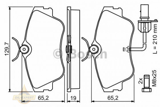 Bosch Колодки тормозные дисковые BOSCH 0 986 424 672 - Картинка 5