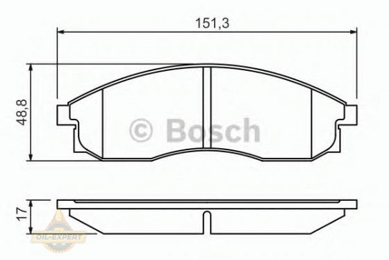 Bosch Колодки тормозные дисковые BOSCH 0 986 424 340 - Картинка 2