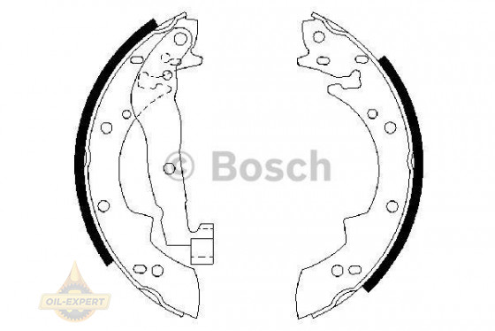Bosch Колодки тормозные барабанные BOSCH 0 986 487 076 - Картинка 1