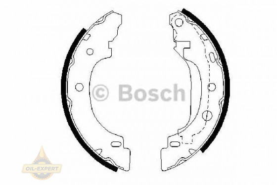 Bosch Колодки тормозные барабанные BOSCH 0 986 487 570 - Картинка 2