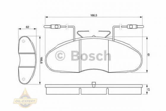 Bosch Колодки тормозные дисковые BOSCH 0 986 424 080 - Картинка 2