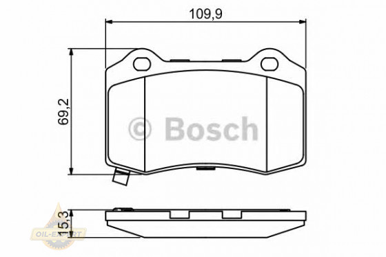 Bosch Колодки тормозные дисковые BOSCH 0 986 494 708 - Картинка 2