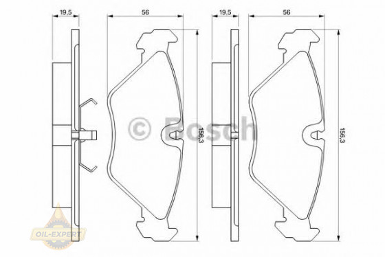 Bosch Колодки тормозные дисковые BOSCH 0 986 461 766 - Картинка 2