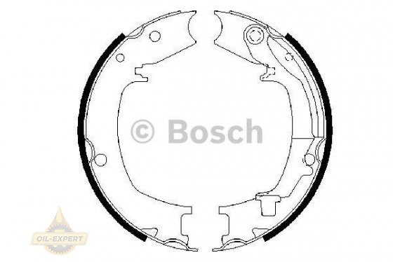Bosch Колодки тормозные барабанные BOSCH 0 986 487 711 - Картинка 1