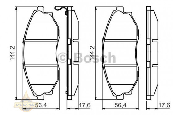 Bosch Колодки тормозные дисковые BOSCH 0 986 495 353 - Картинка 1