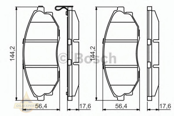 Bosch Колодки тормозные дисковые BOSCH 0 986 495 353 - Картинка 2