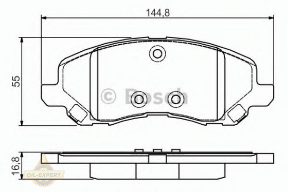 Bosch Колодки тормозные дисковые BOSCH 0 986 495 170 - Картинка 2