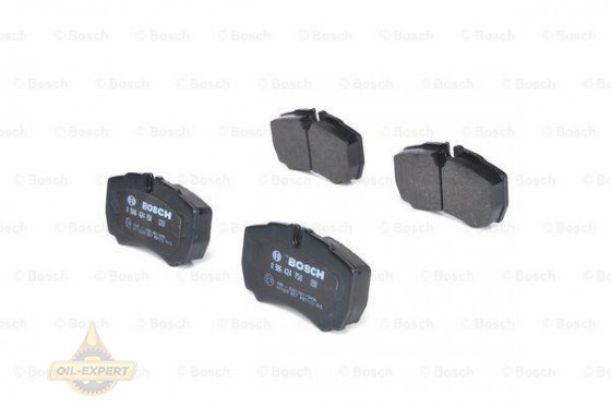 Bosch Колодки дискові гальмові BOSCH 0 986 424 750 - Заображення 1