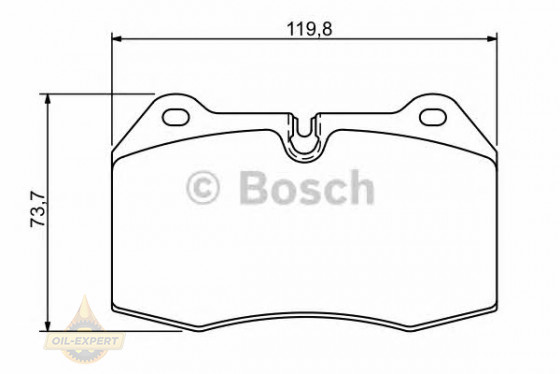 Bosch Колодки тормозные дисковые BOSCH 0 986 494 282 - Картинка 2