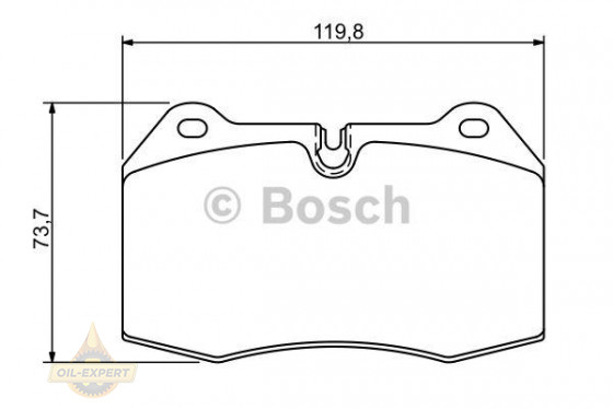 Bosch Колодки тормозные дисковые BOSCH 0 986 494 282 - Картинка 1